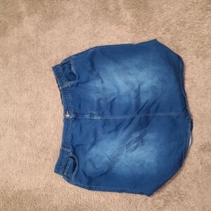 Blue Denim Skirt